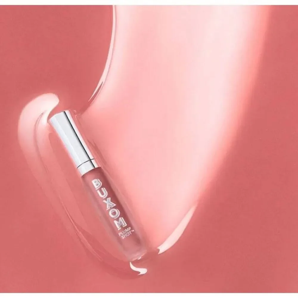 NIB~BUXOM Plump Shot Sheer Tint Collagen Infused Lip Serum in Plush Peach